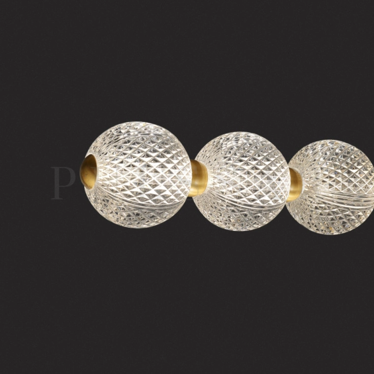 Реечная люстра CARA LONG