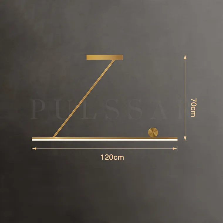 Реечная люстра ESTHETIC