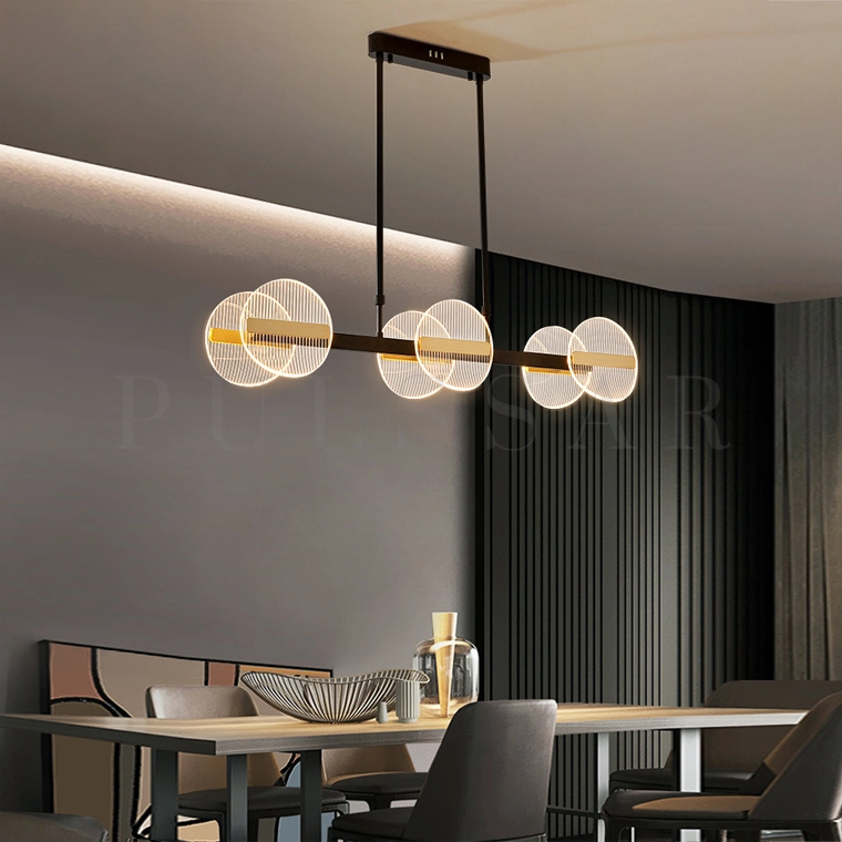 Реечная люстра HELSE LONG