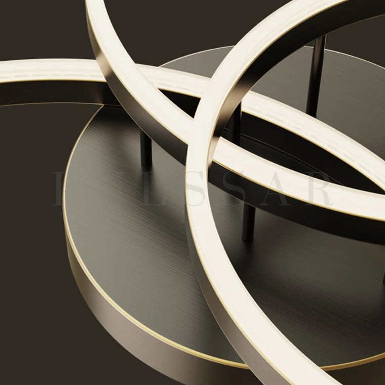 Кольцевая люстра CRUISE BLACK LUX