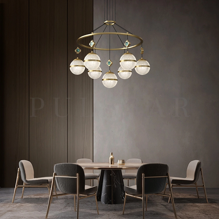 Кольцевая люстра LUARA CH