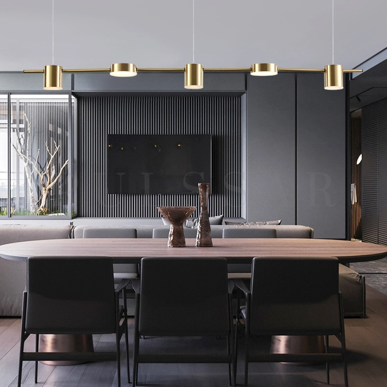 Реечная люстра SUNSHINE LONG