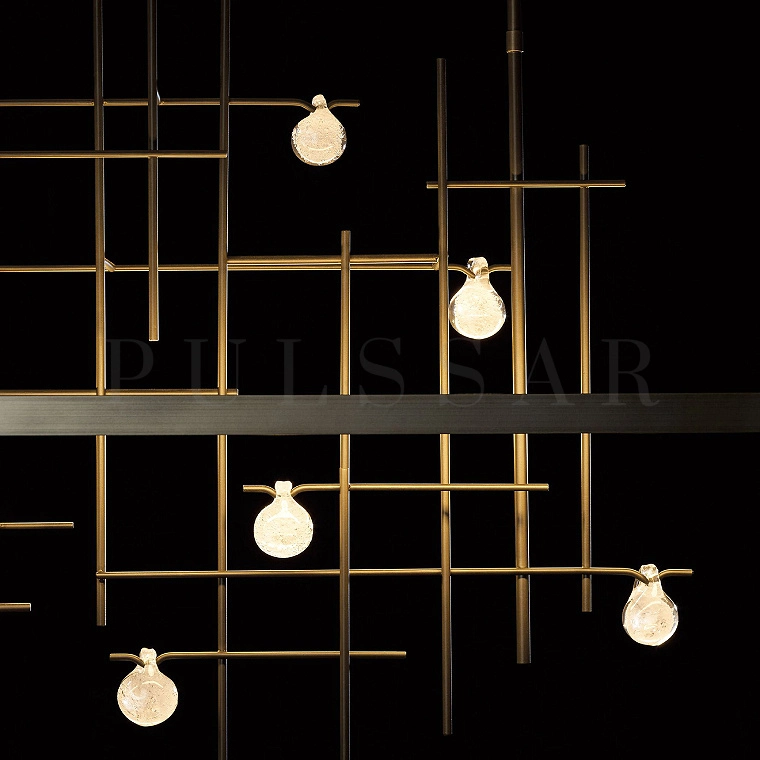 Реечная люстра BERGLIOT