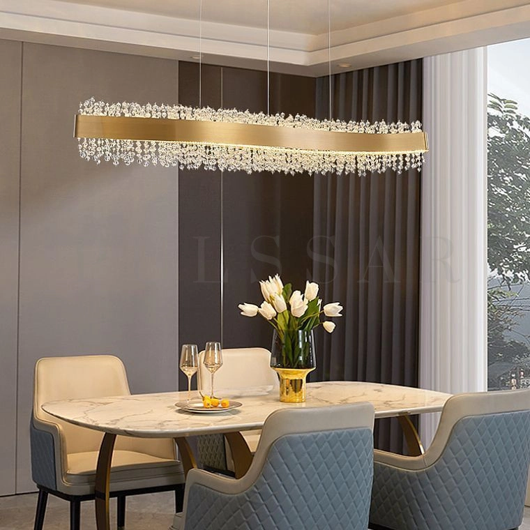 Реечная люстра LUSINE