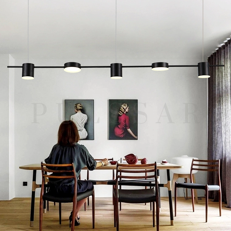 Реечная люстра SUNSHINE LONG