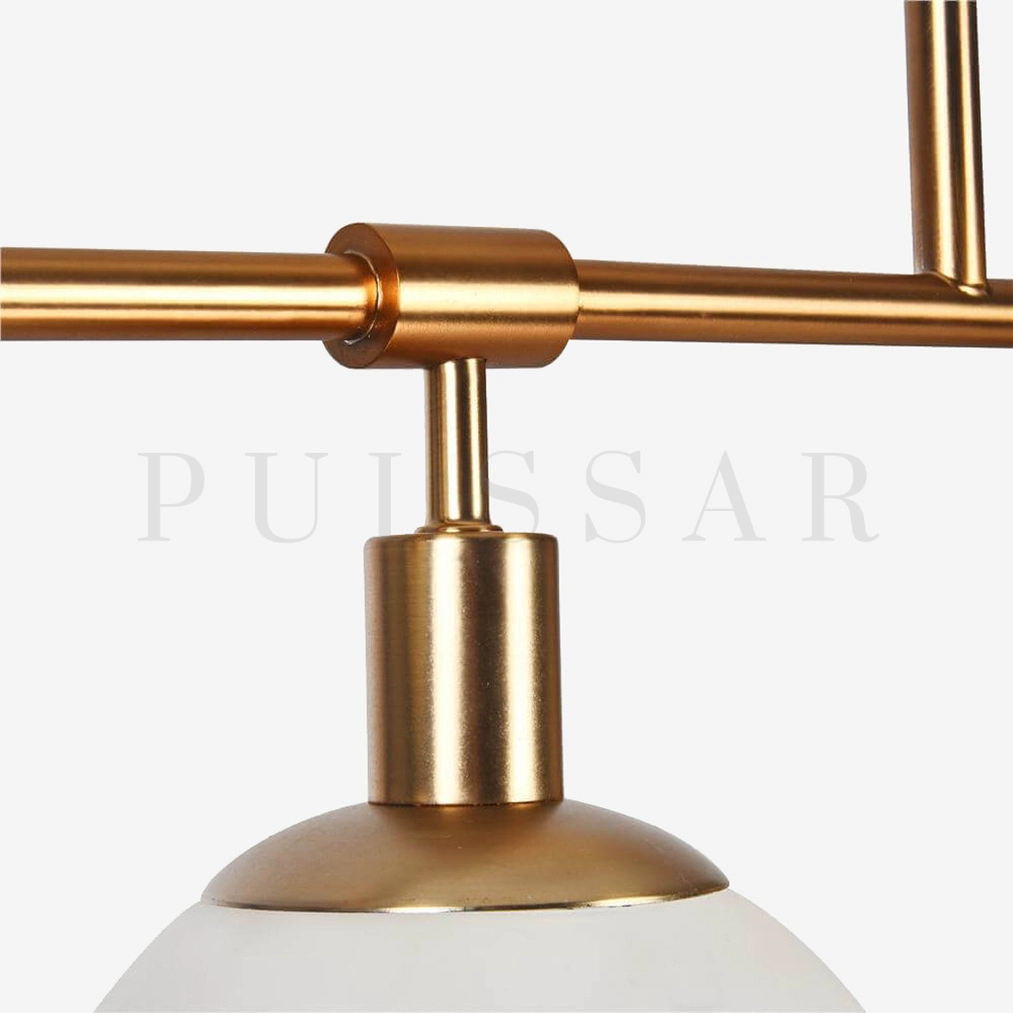 Реечная люстра SAINA LONG