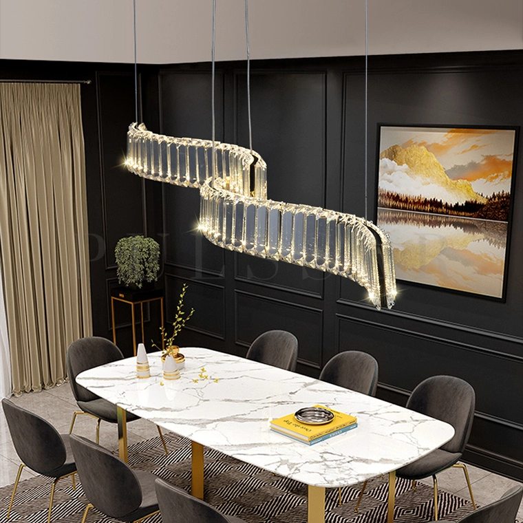 Реечная люстра BERTOLDA LONG