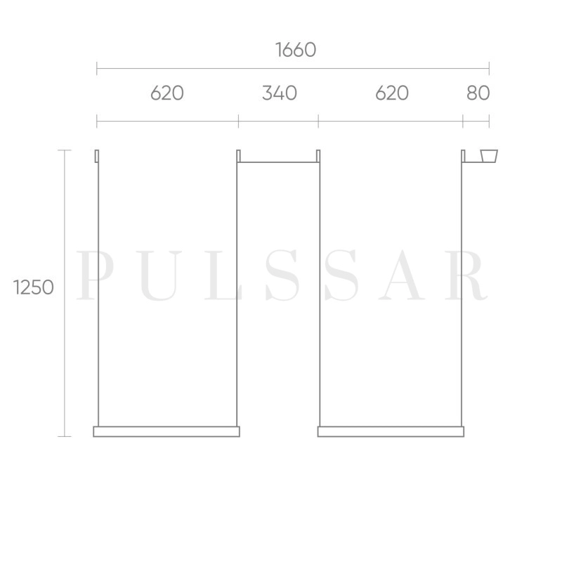 Комплект ременной трековой системы Belty DK55SET04-01-DB