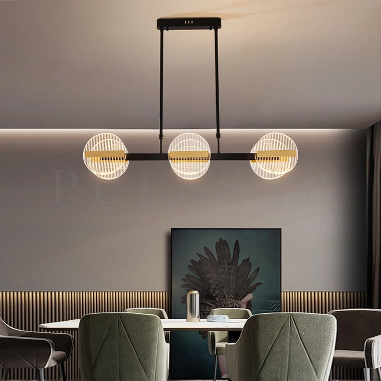 Реечная люстра HELSE LONG