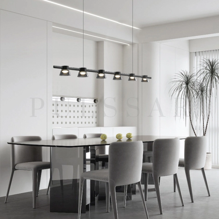 Реечная люстра HILDFRID L