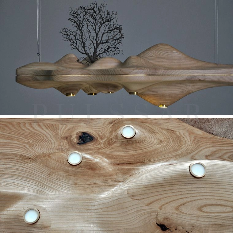 Реечная люстра HILLS