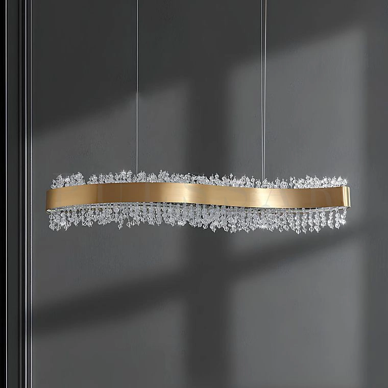 Реечная люстра LUSINE