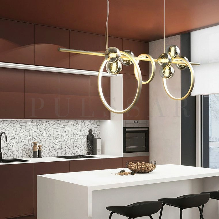 Реечная люстра NILMA