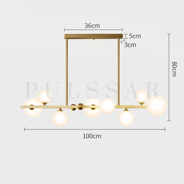 Реечная люстра MARENS