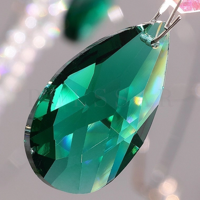 Подвесная люстра TERESA GREEN CRYSTAL