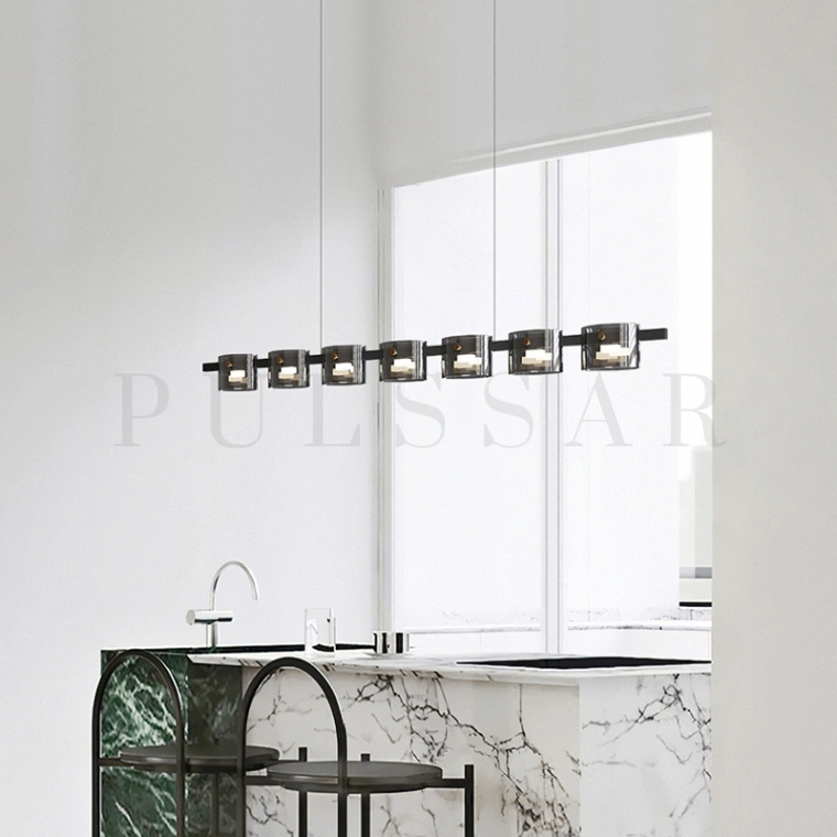 Реечная люстра NICOLETTA B LONG