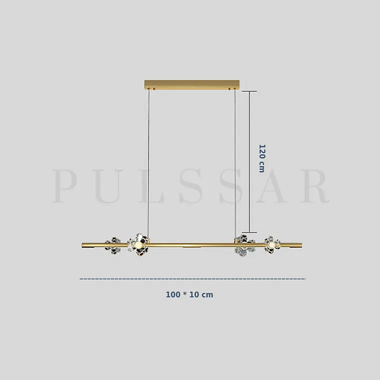 Реечная люстра CAMILIA LONG