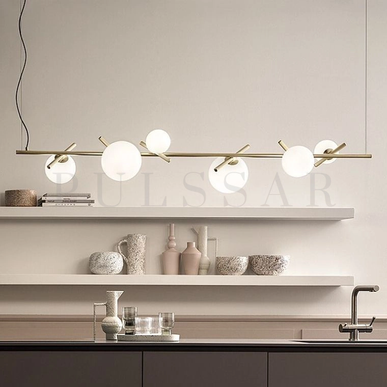 Реечная люстра KIRAN LONG