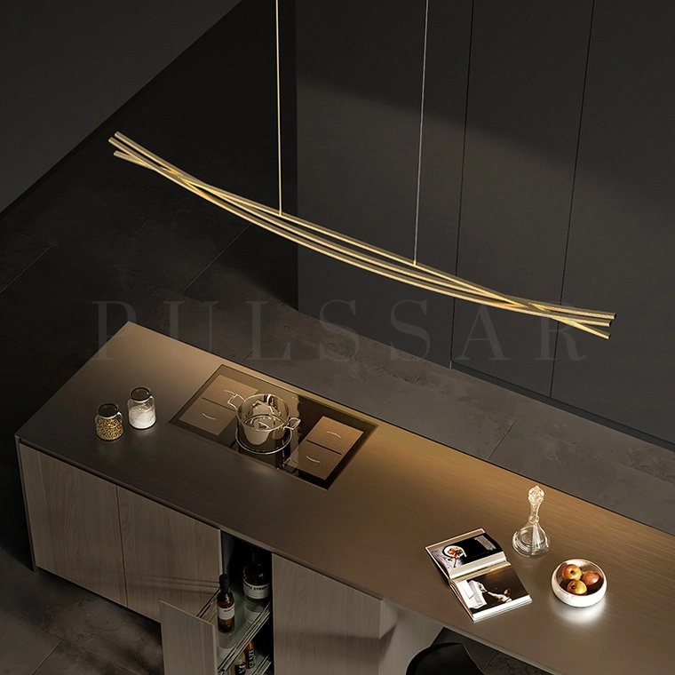 Реечная люстра NEFER