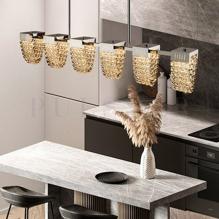 Реечная люстра ALVARIN L