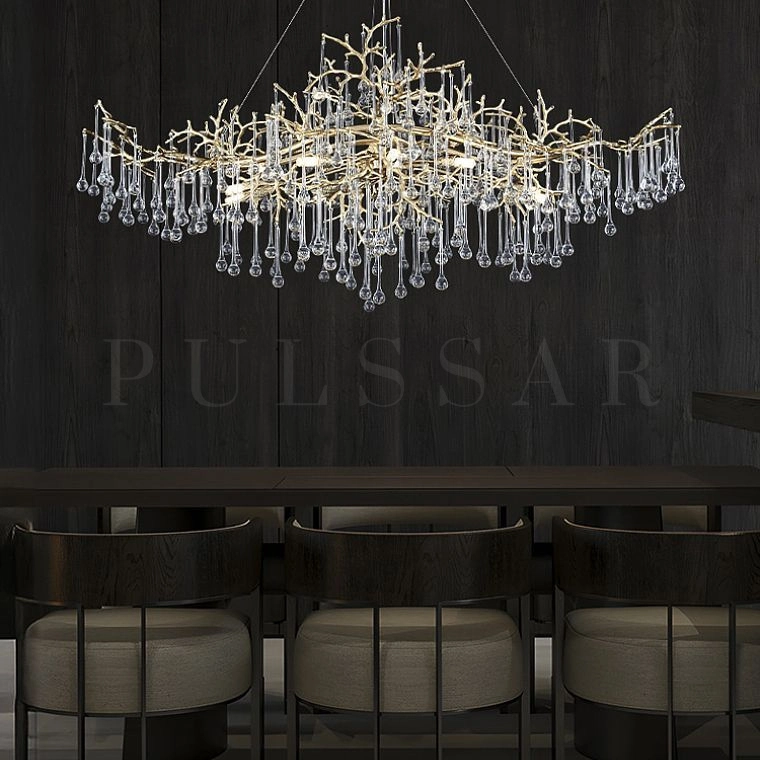 Подвесная люстра WATERDROPS WIDE