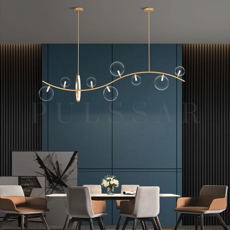 Реечная люстра MELODY WAVE