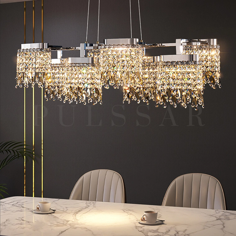 Реечная люстра FORSETE LONG