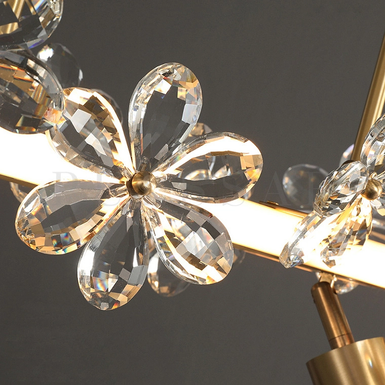 Реечная люстра FLORENTINA LONG