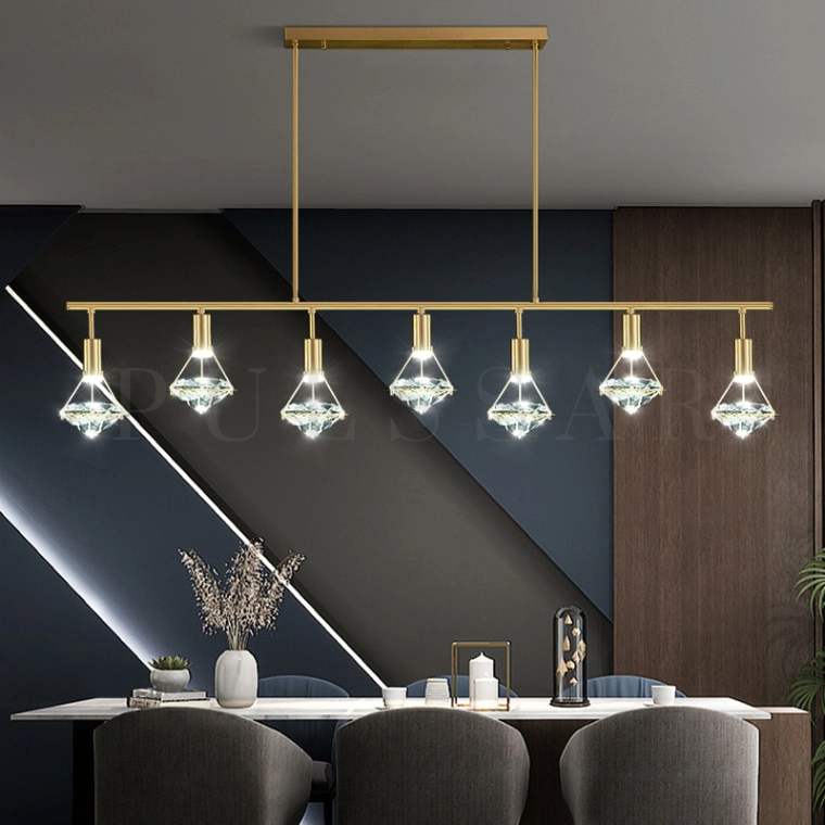 Реечная люстра GLASGOW LONG