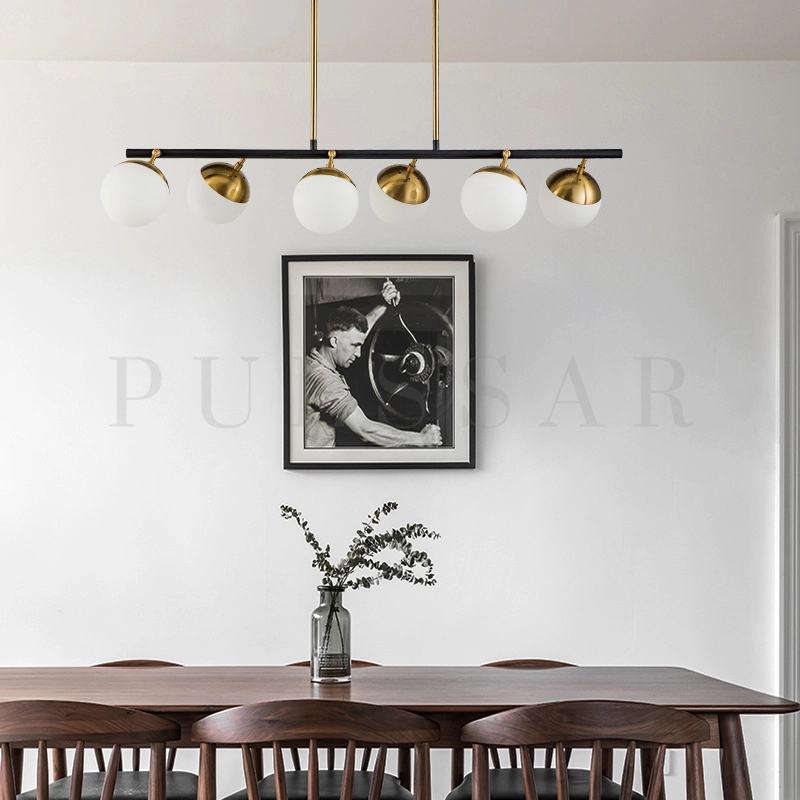 Реечная люстра ANVIK