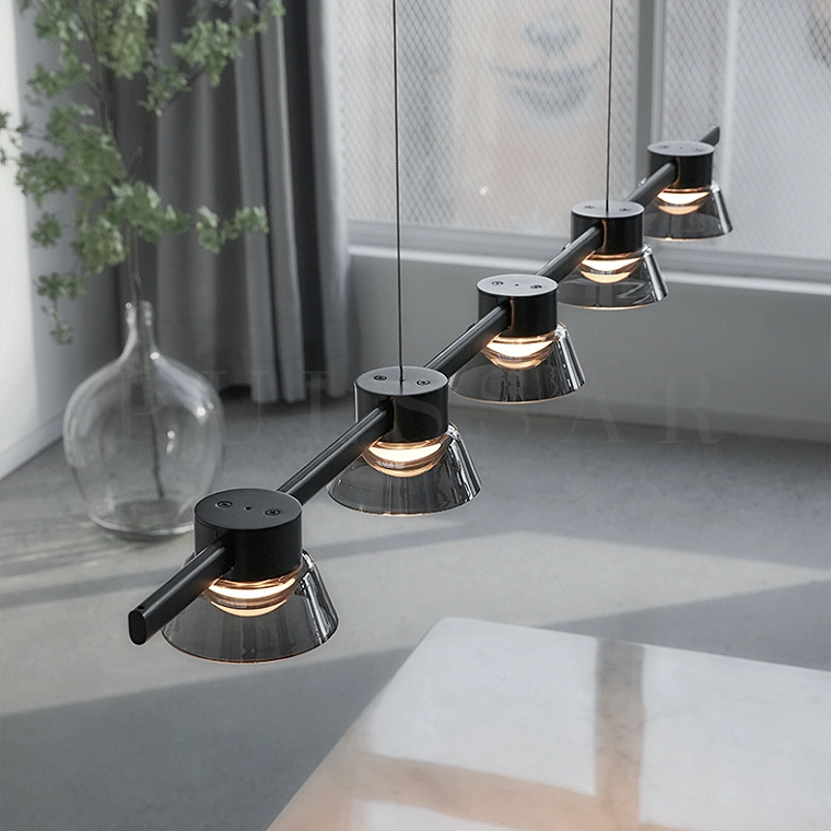 Реечная люстра HILDFRID L