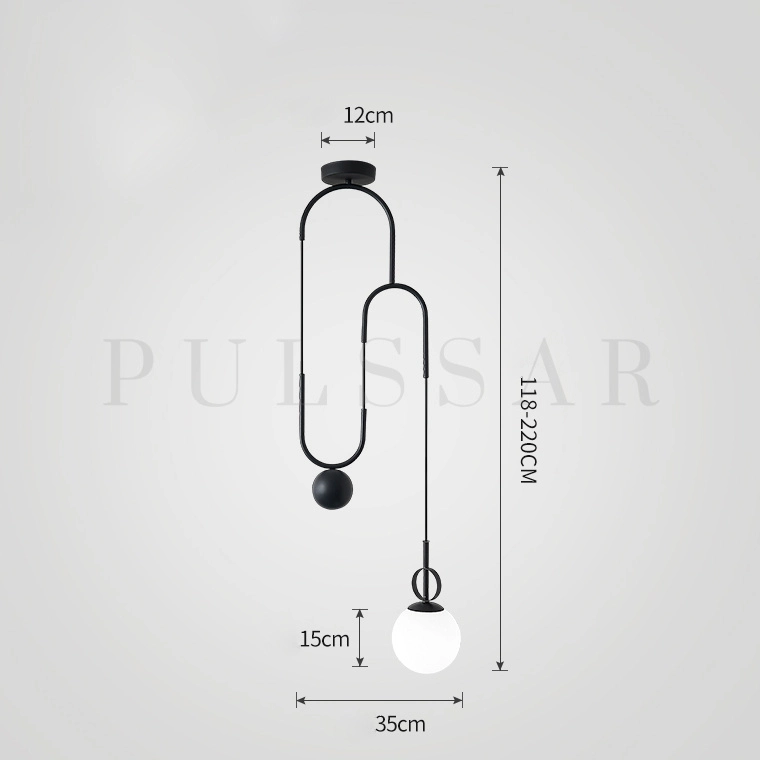 Подвесной светильник NEWTON BLACK
