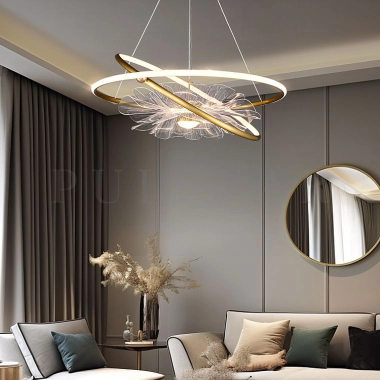 Кольцевая люстра FLOWER RINGS