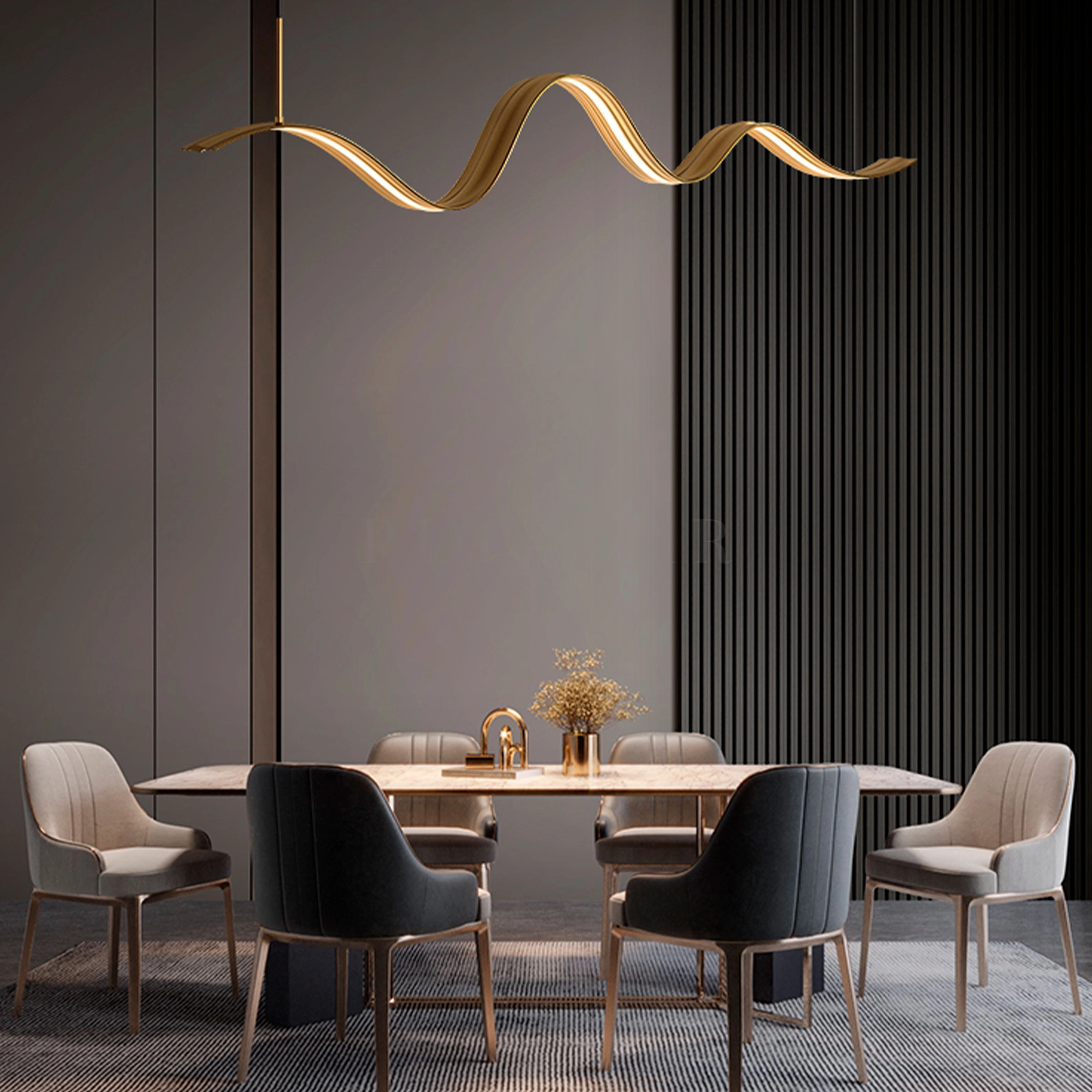 Реечная люстра ZEUS