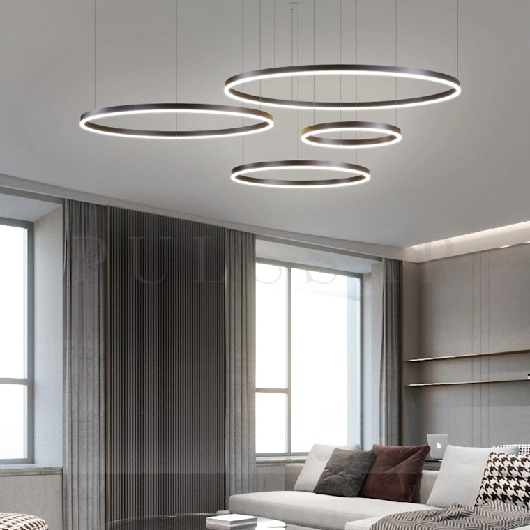 Кольцевая люстра CRUISE BLACK LITE