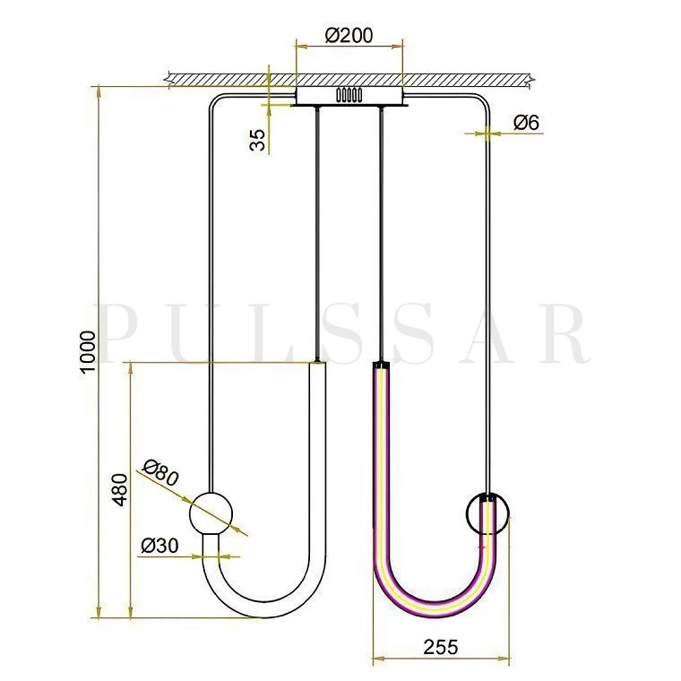 Подвесная люстра AGRIPPA
