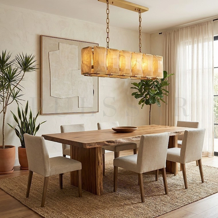 Реечная люстра HARLOW LONG