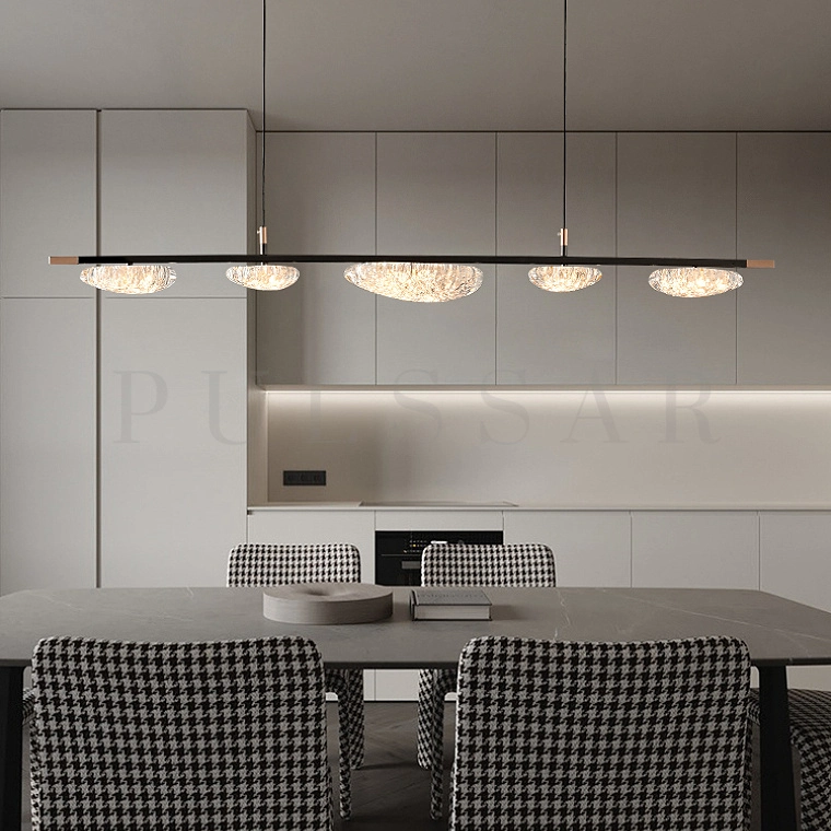 Реечная люстра EVIAN LONG