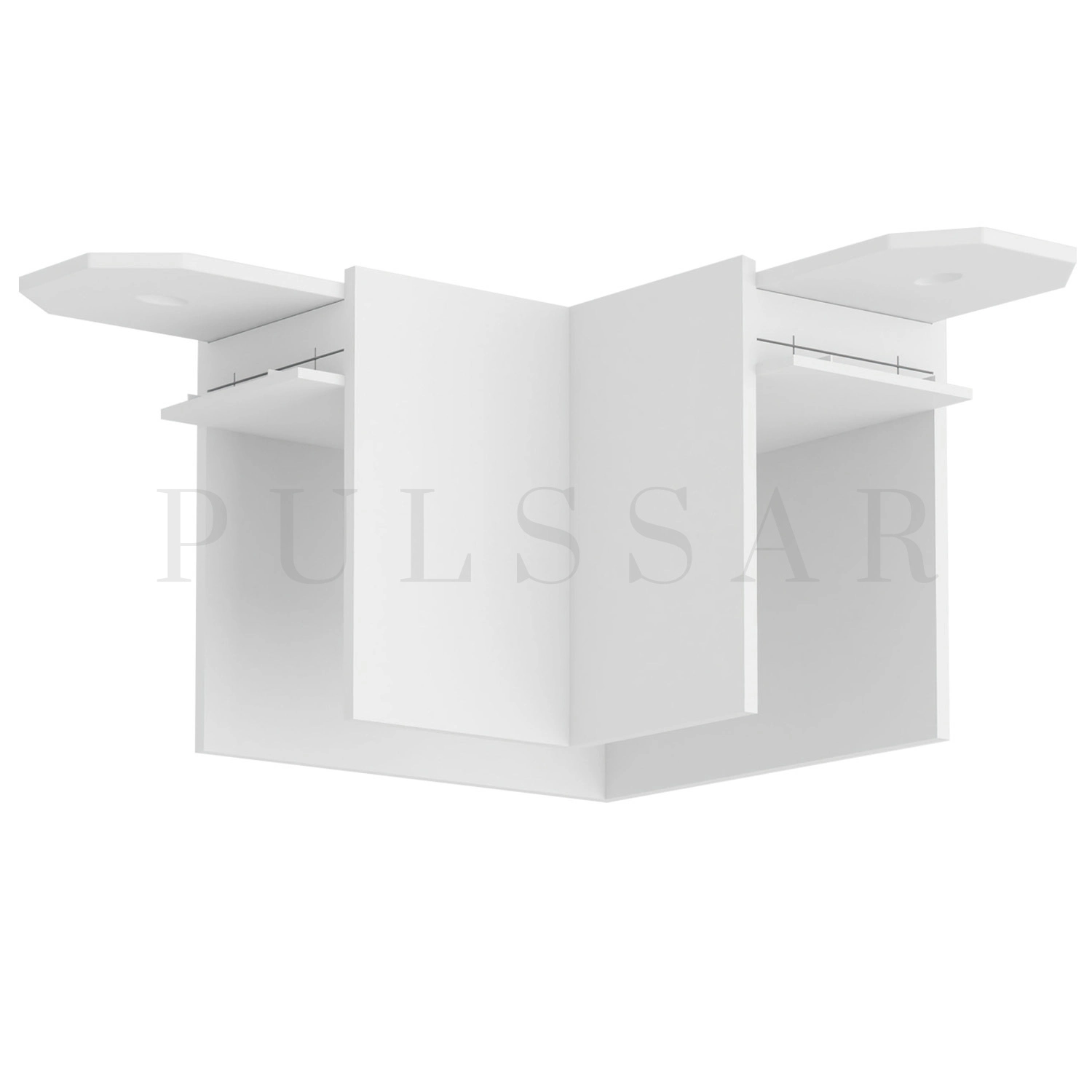 Угловой соединитель Denkirs TR2102-WH