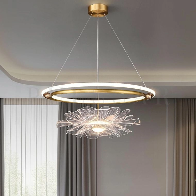 Кольцевая люстра FLOWER RINGS