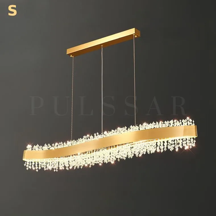 Реечная люстра LUSINE