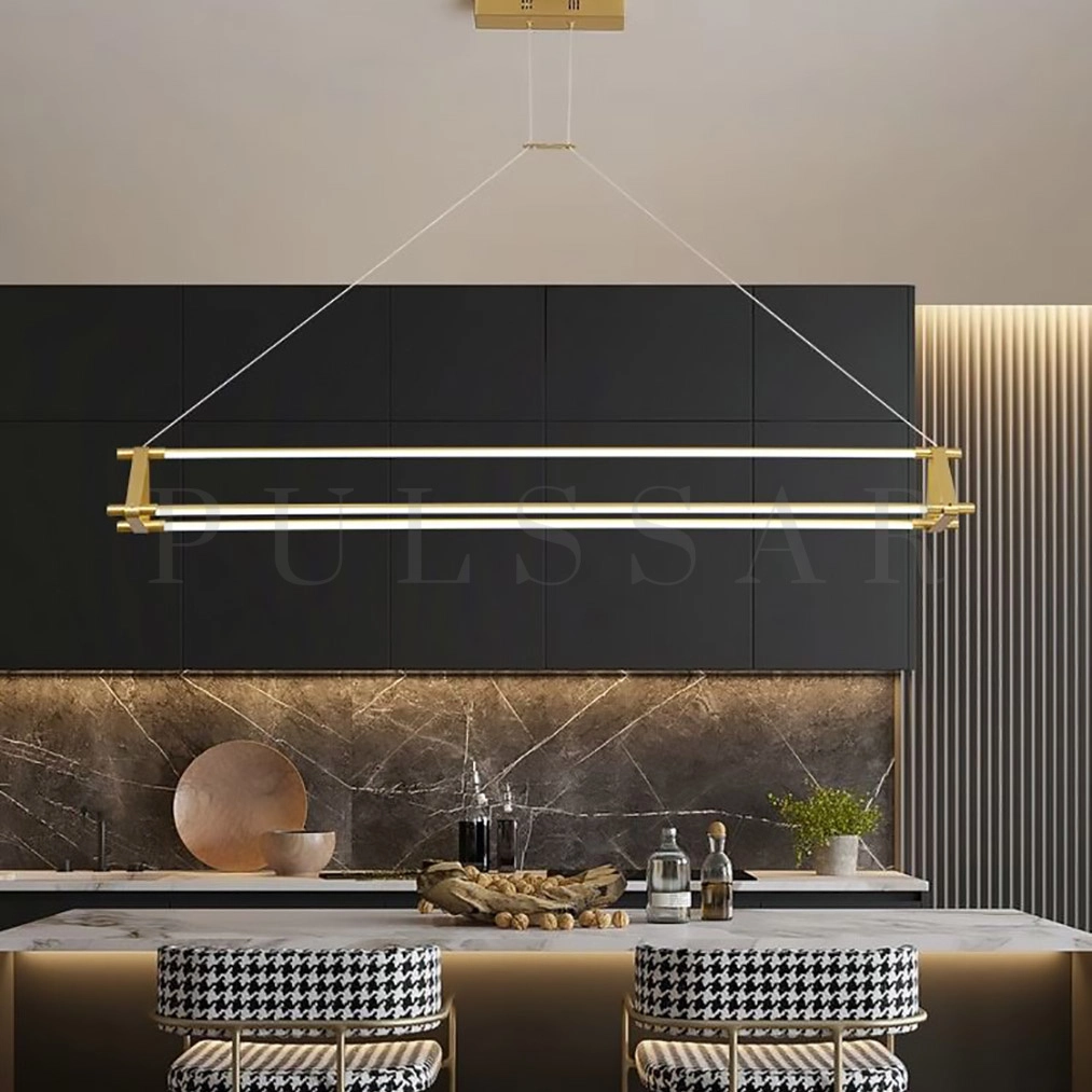 Реечная люстра LAMIA