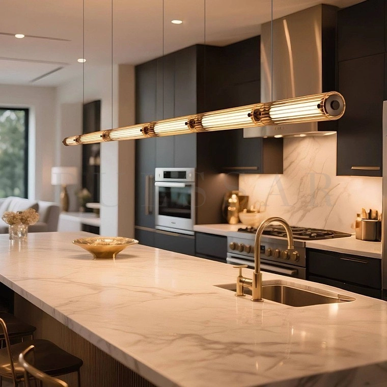 Реечная люстра VIGMAR