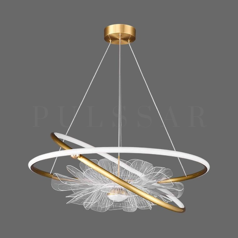 Кольцевая люстра FLOWER RINGS