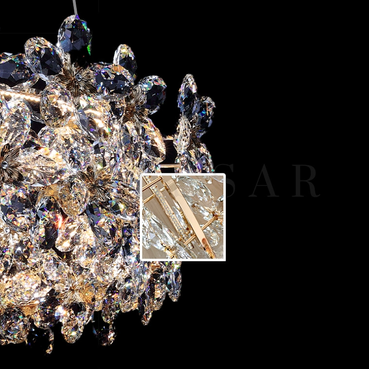 Реечная люстра EGEL LONG