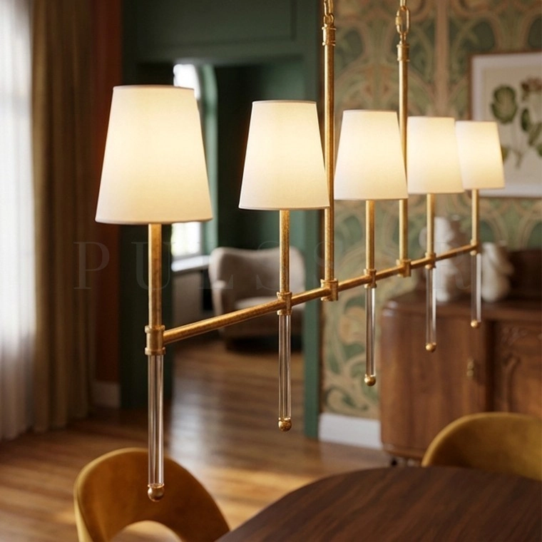 Реечная люстра DEMIAN LONG