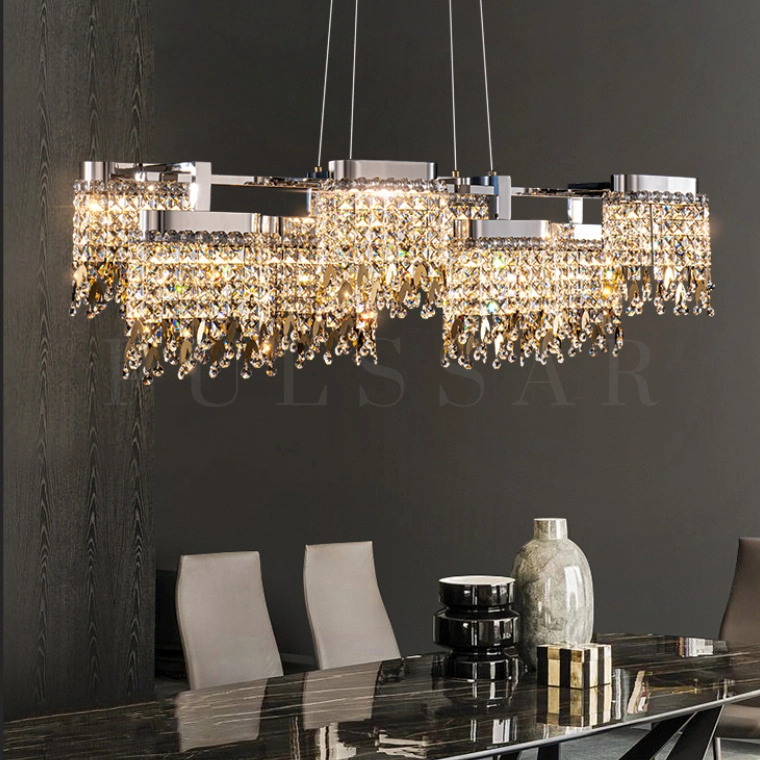 Реечная люстра FORSETE LONG