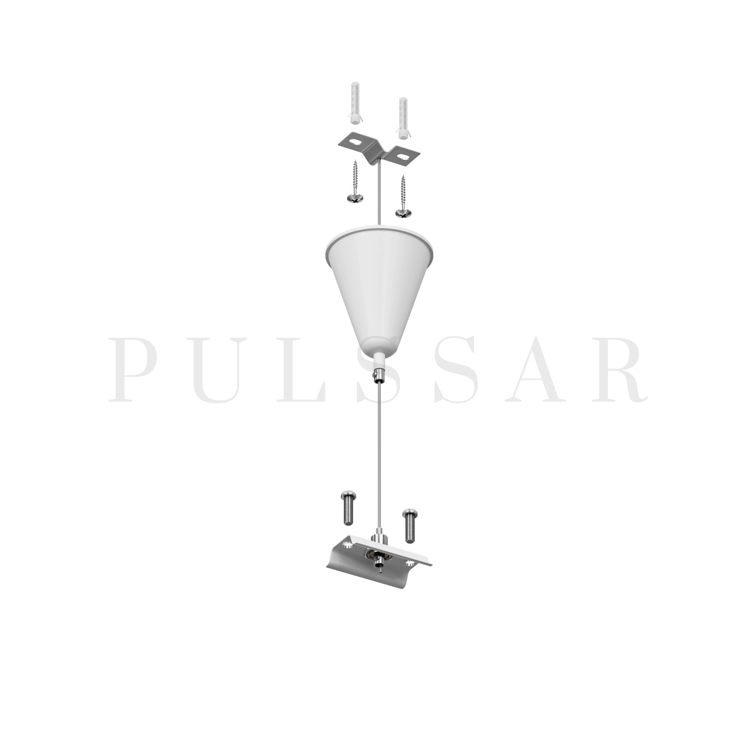 Подвесное крепление для трека Denkirs TR1105-WH