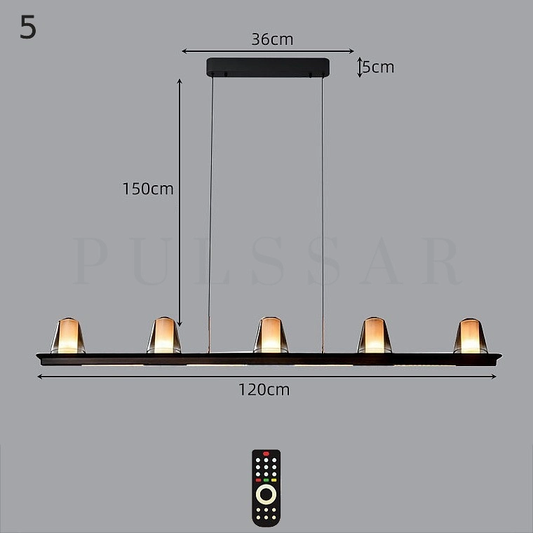 Реечная люстра LAVINI LONG