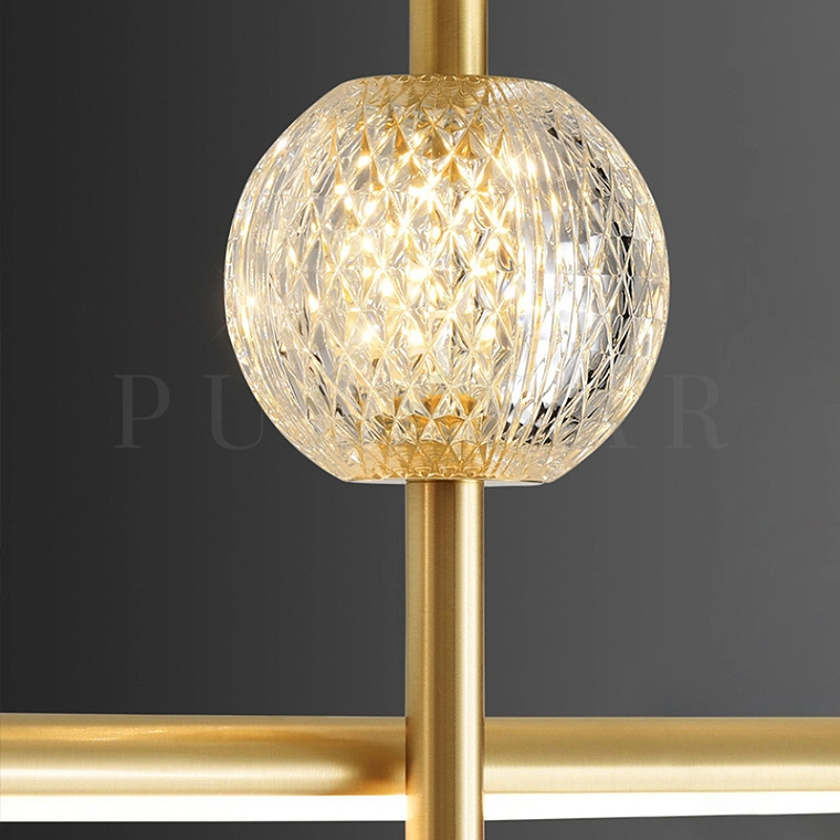 Реечная люстра NORTON